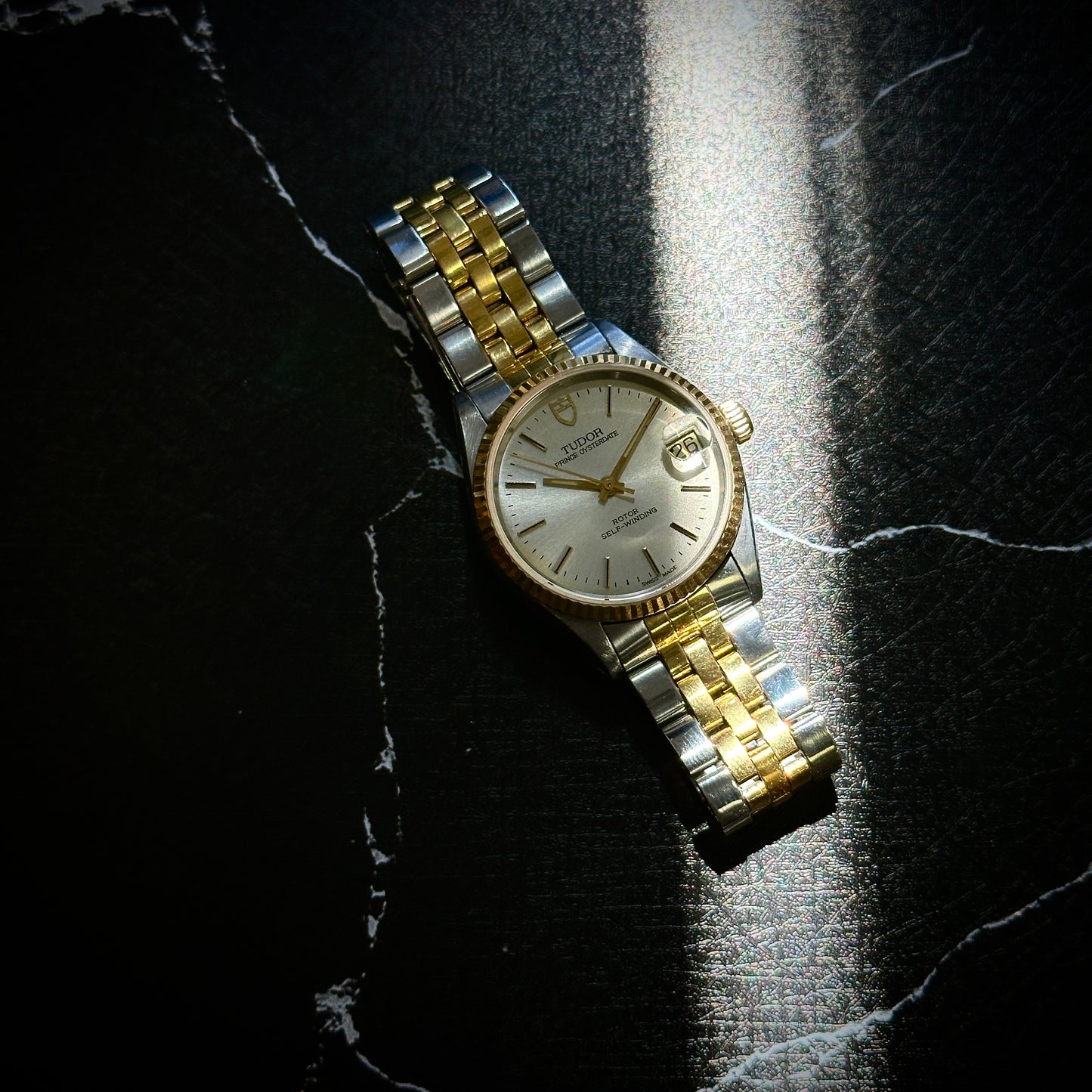 Tudor Prince Oysterdate Watch (18K Yellow Gold/Stainless Steel)