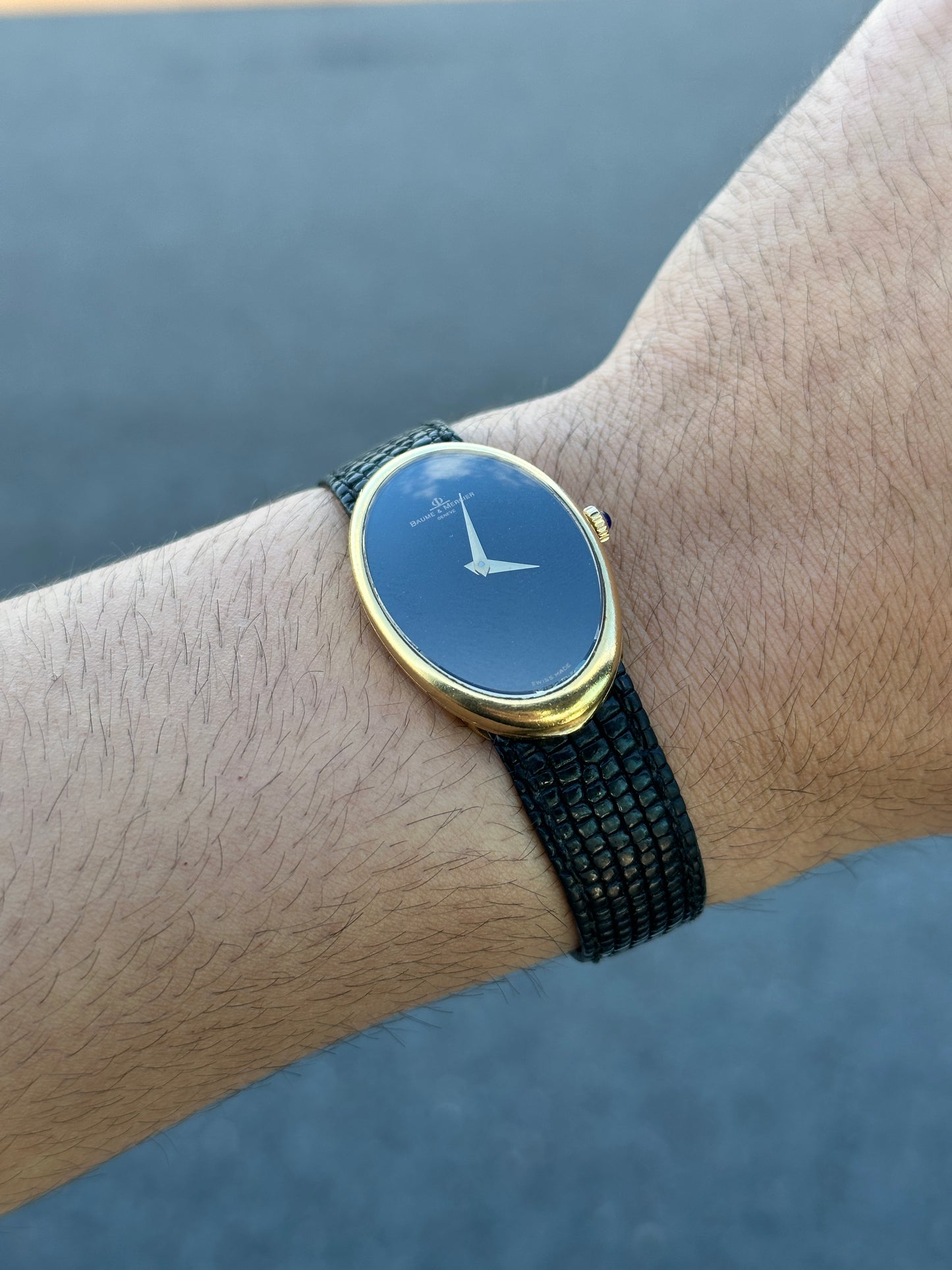 18K Baume & Mercier Baignoire Watch