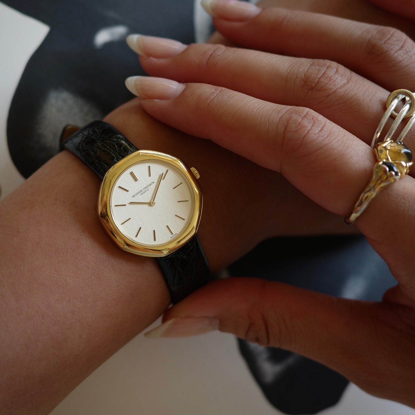 18K Vacheron Constantin Octagonal Ladies Watch