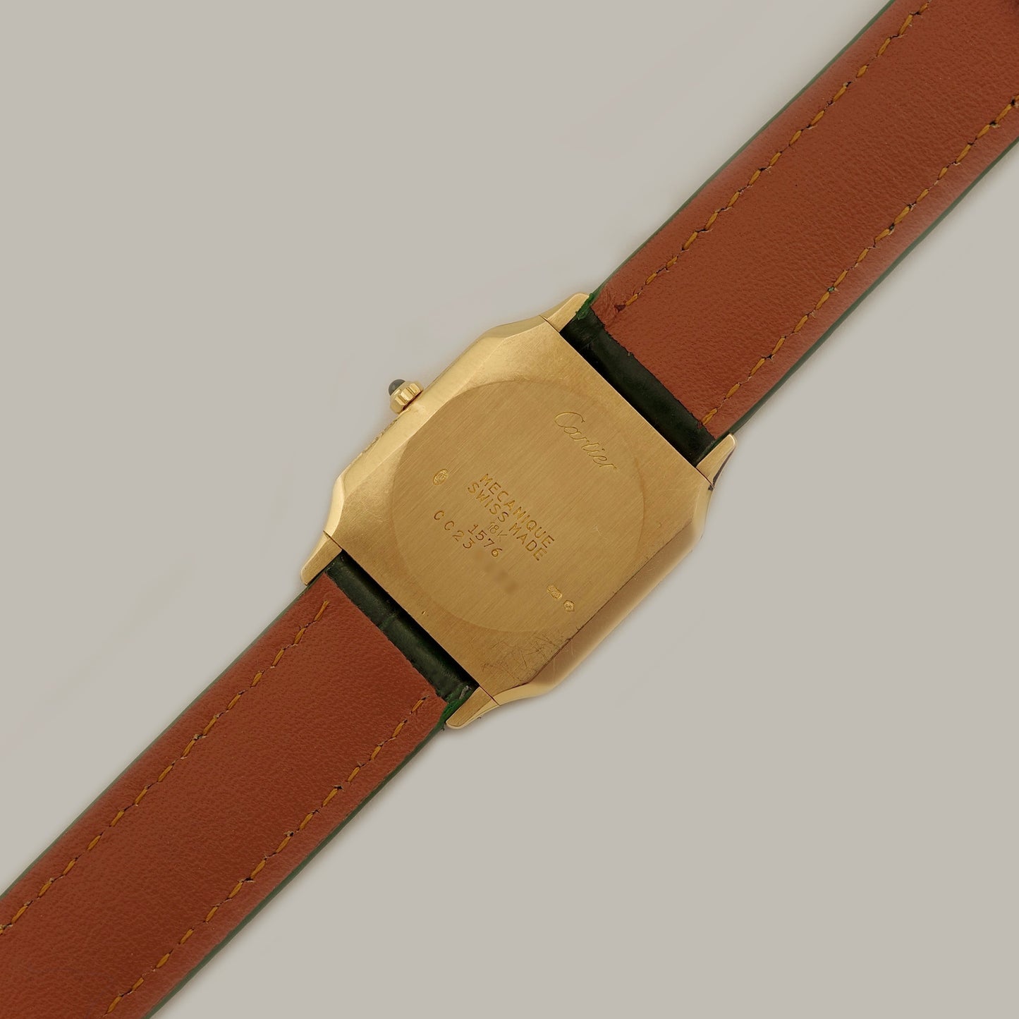 18K Cartier Santos Dumont Watch