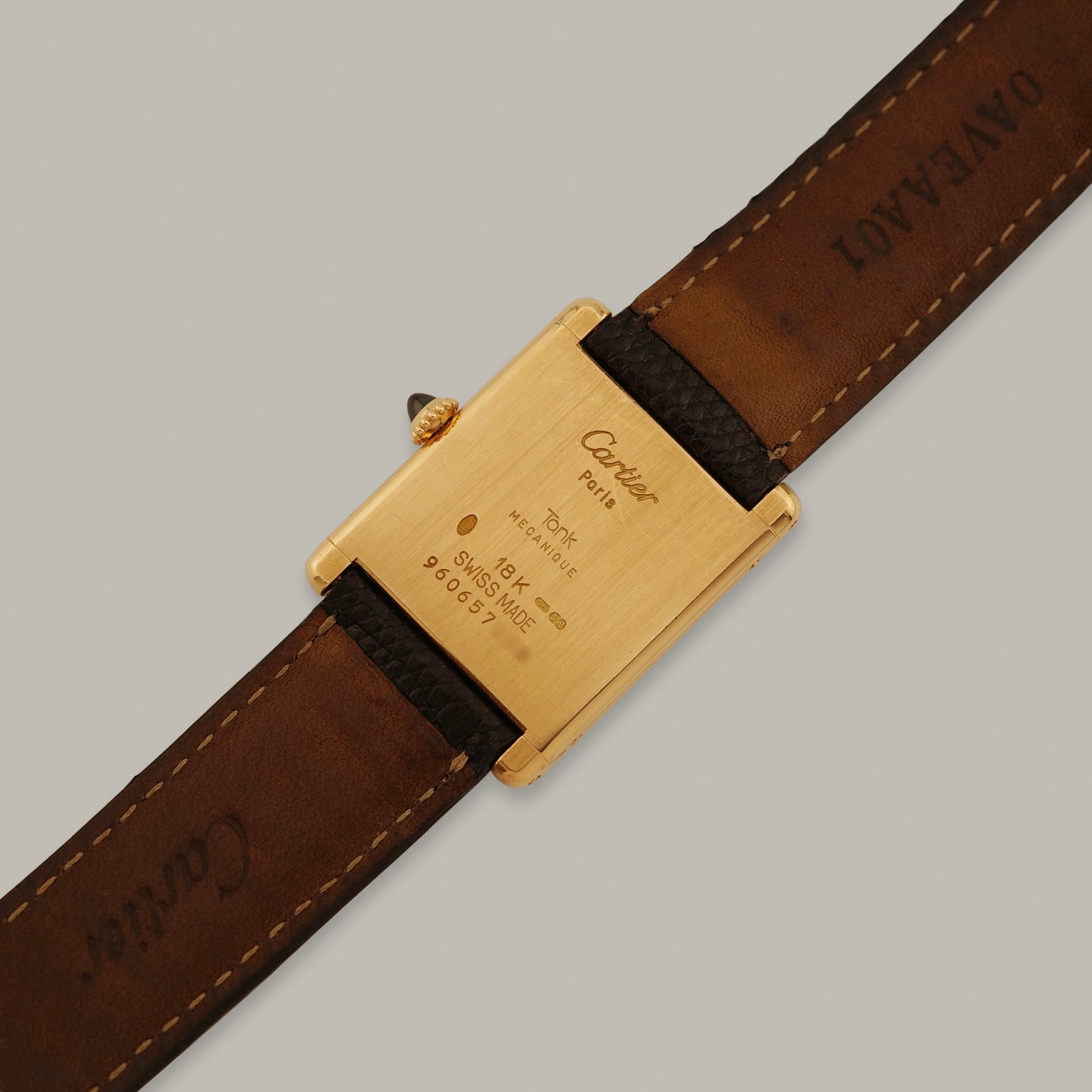 18K Cartier Tank Louis Extra-Plate Watch