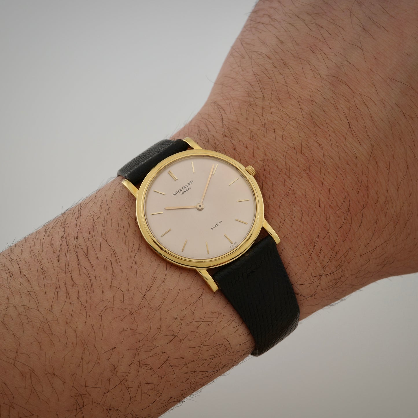 18K Patek Philippe Calatrava Gübelin Signed Watch