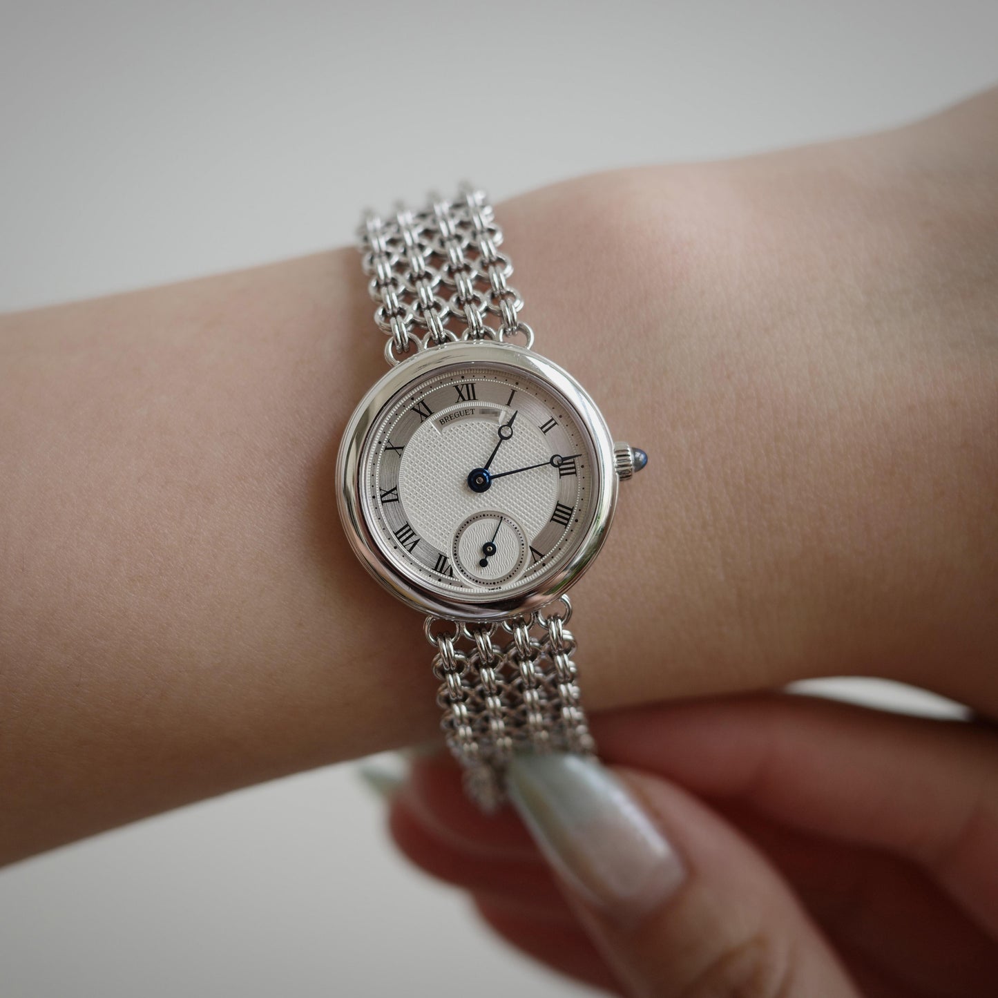 18K Breguet Ladies Classique Chainmail Watch
