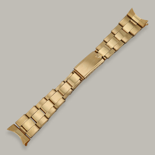 1977 14K 19MM Rolex C+I Stretch Rivet Oyster Bracelet