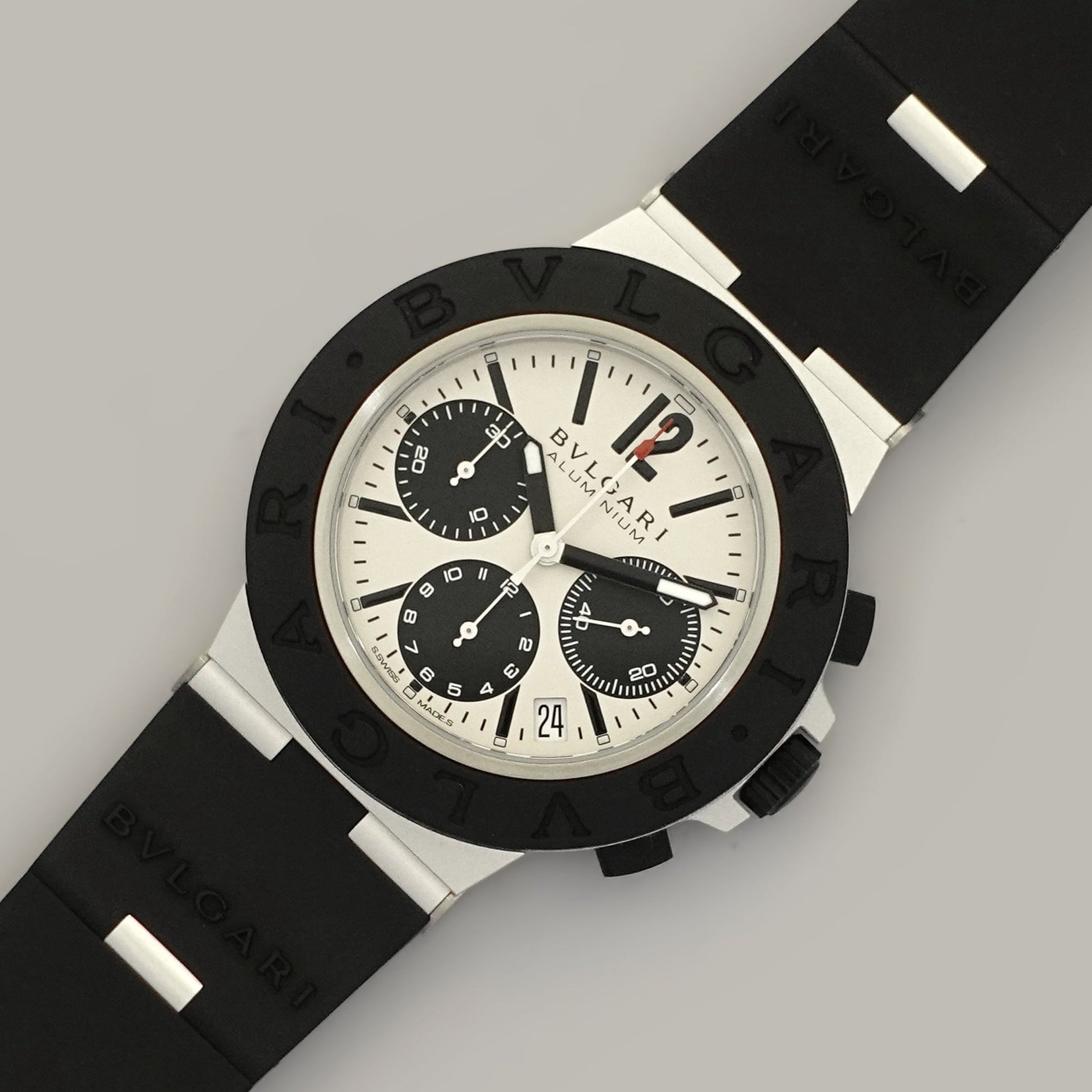 Bvlgari for Evan Mock BB40ATCH 103383 Aluminum Chronograph Watch