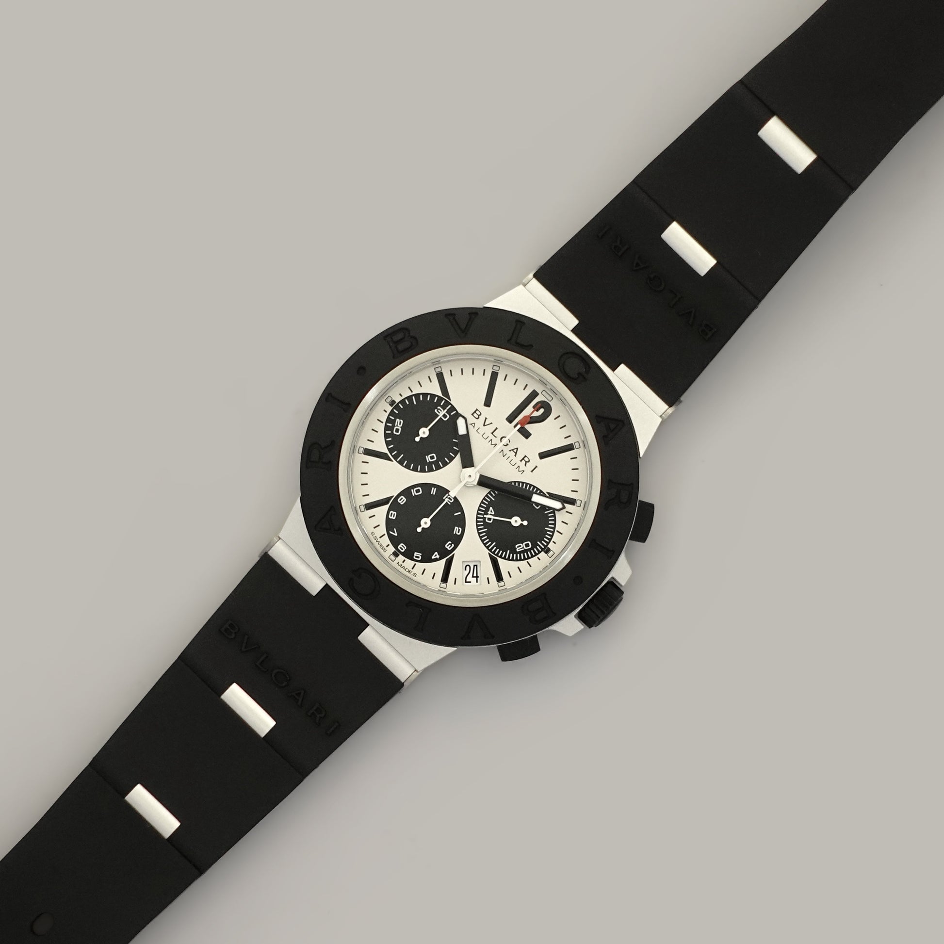 Bvlgari for Evan Mock BB40ATCH 103383 Aluminum Chronograph Watch