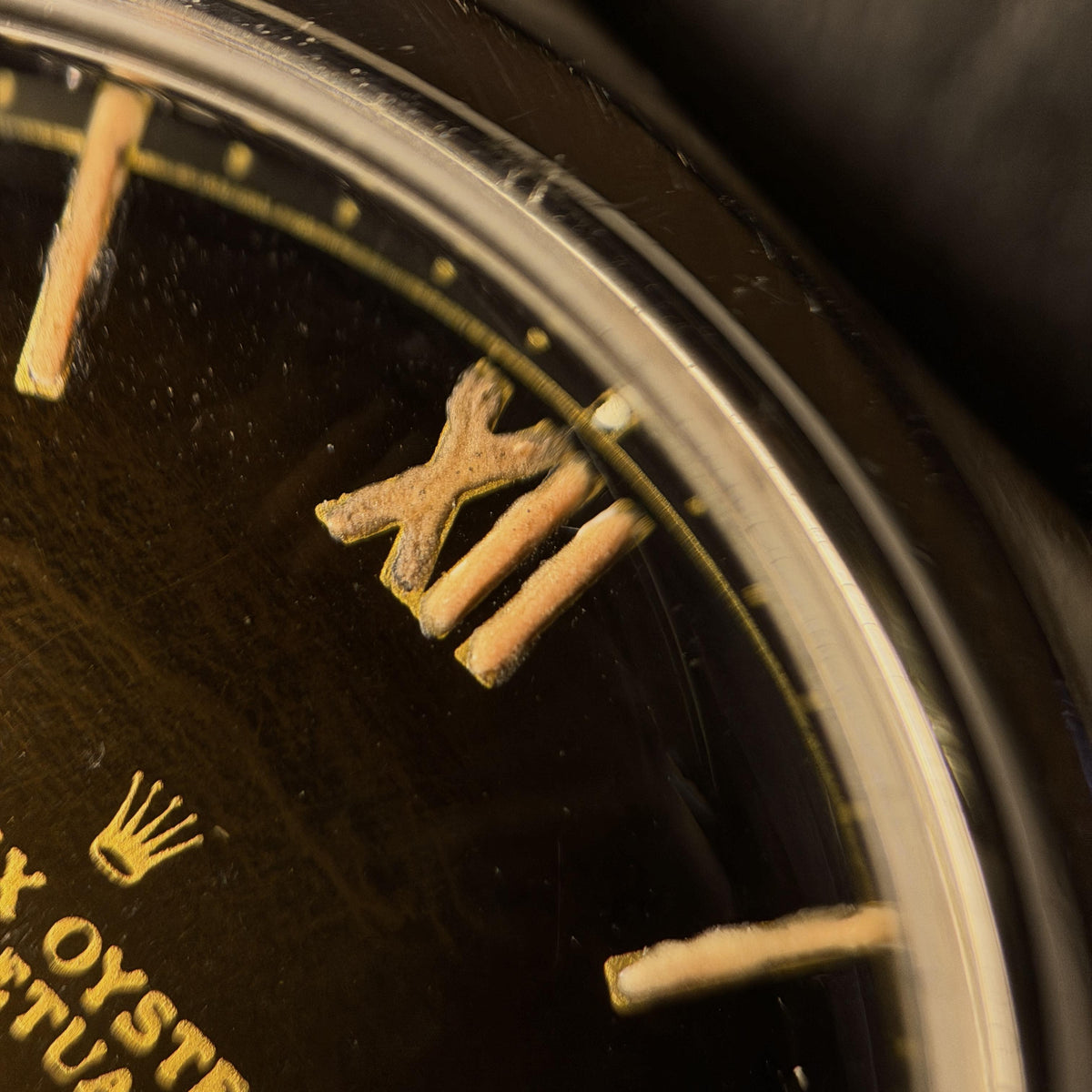 1948 Rolex Bubbleback 6050 Tropical Dial Watch