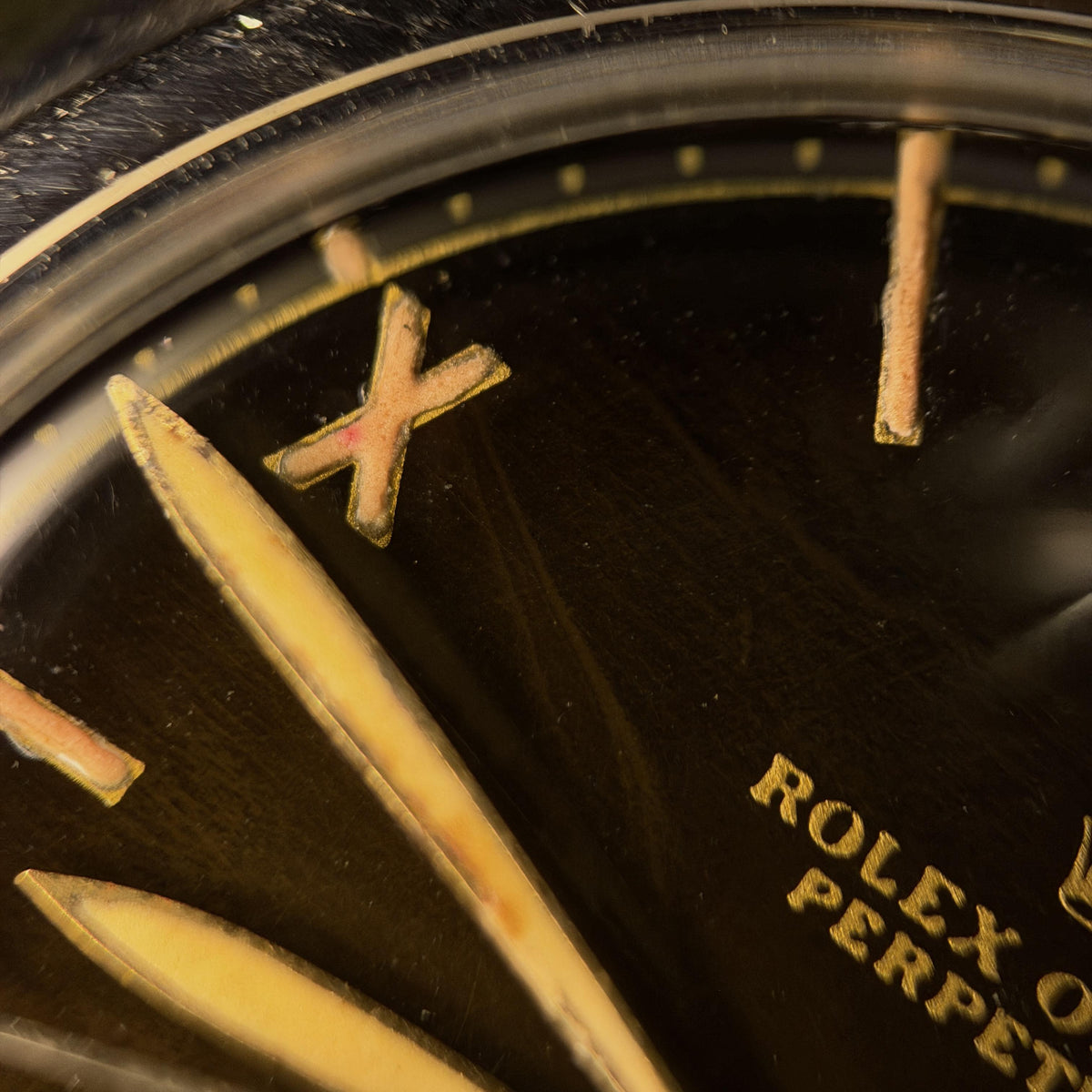 1948 Rolex Bubbleback 6050 Tropical Dial Watch