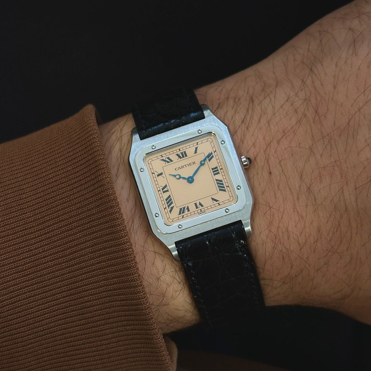 Platinum Cartier Santos Dumont Limited Edition Watch