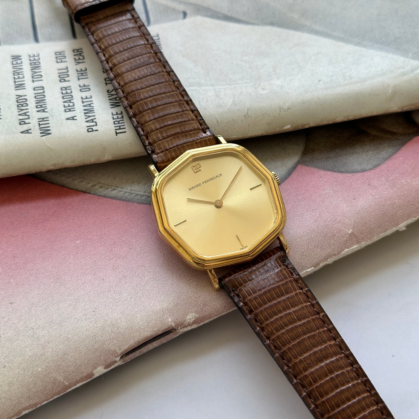 Girard-Perregaux Flower Watch (18K Yellow Gold)