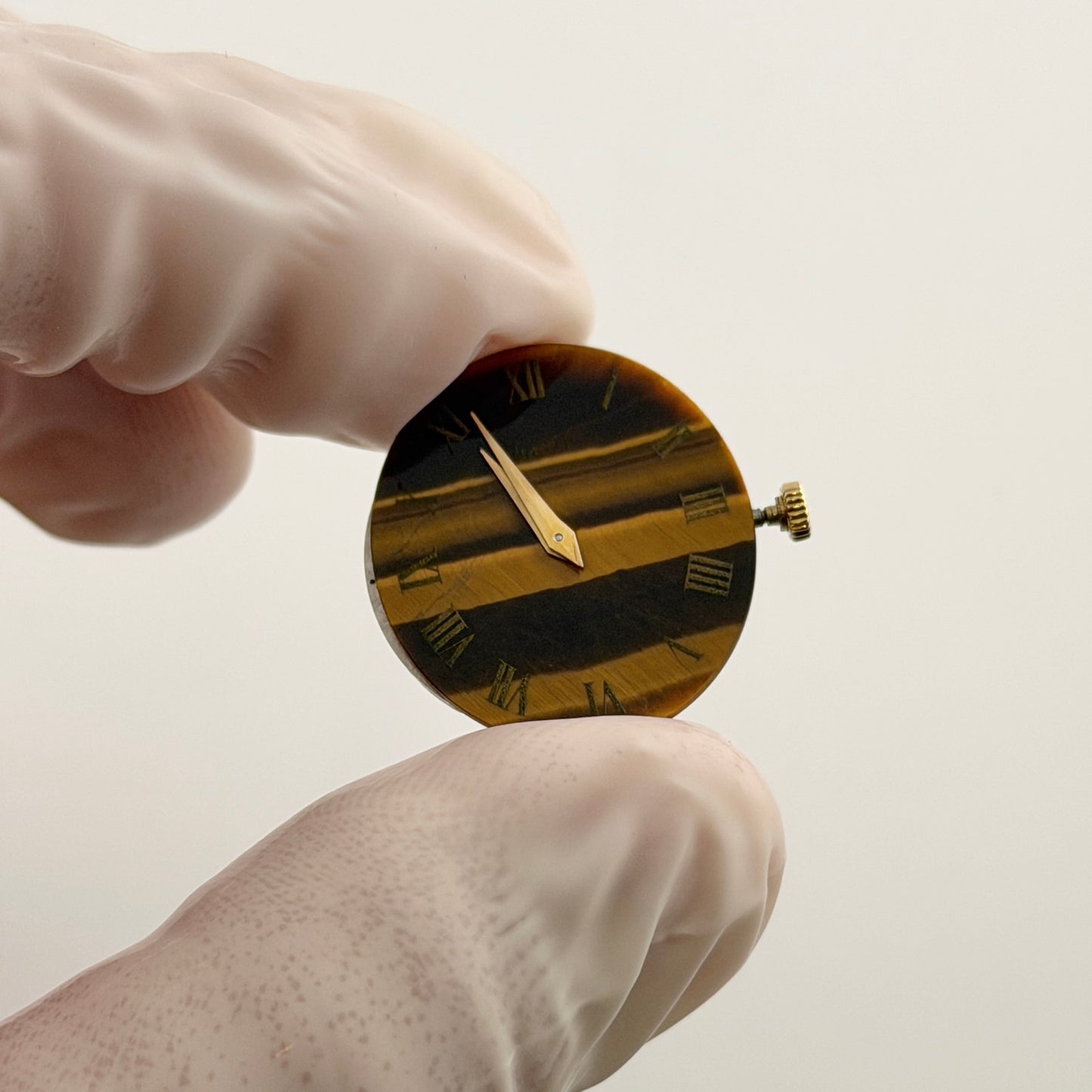 18K Piaget Oval Tiger's Eye Watch