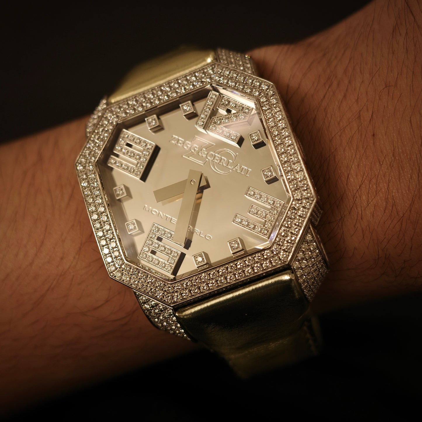 18K Zegg & Cerlati Monte Carlo Place du Casino Watch