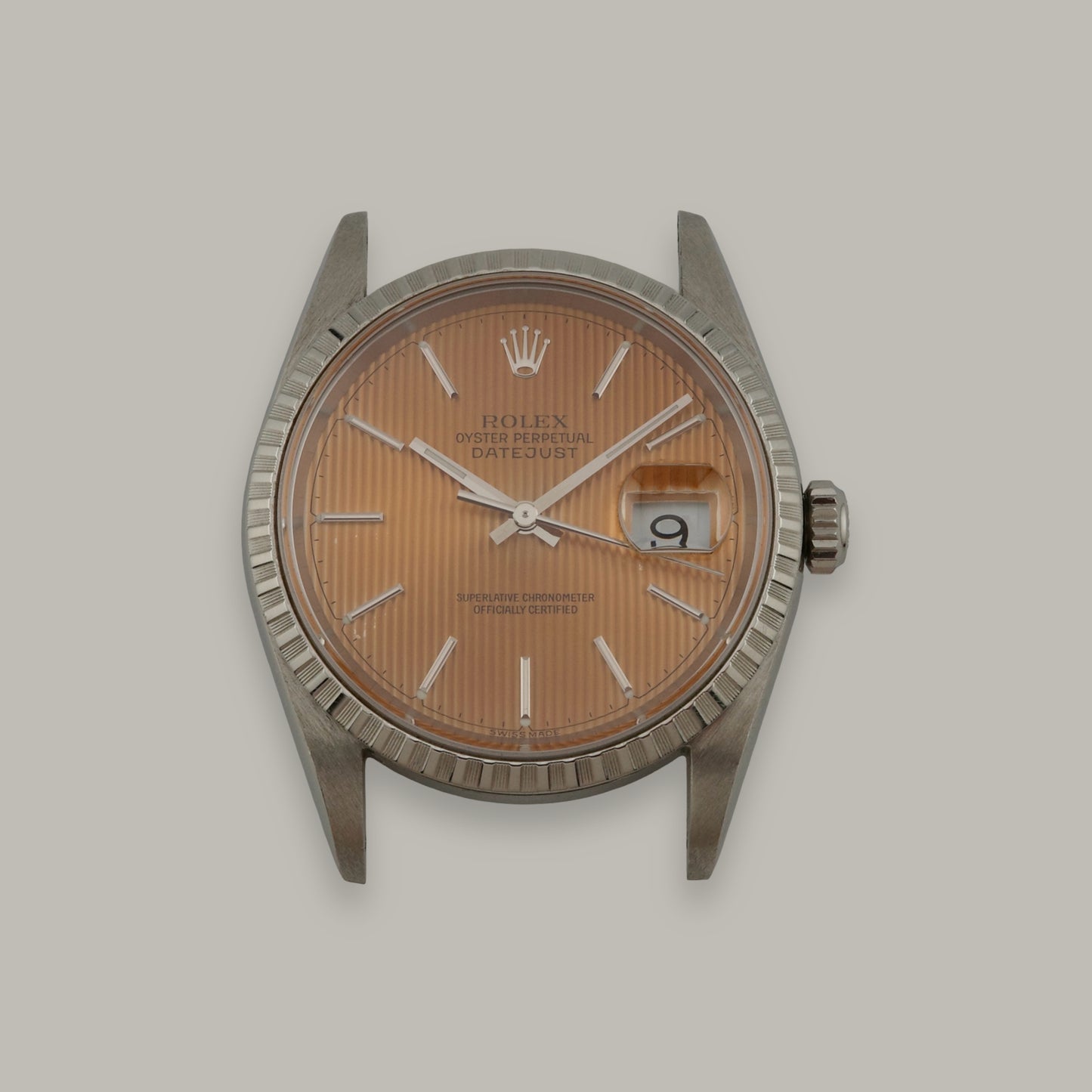 Rolex Datejust "Peach Tapestry" Tropical Dial Watch
