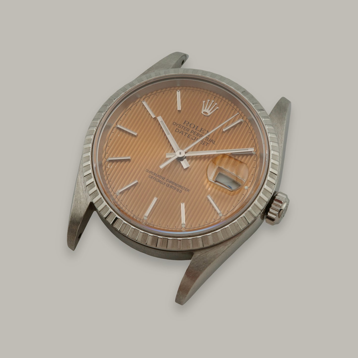Rolex Datejust "Peach Tapestry" Tropical Dial Watch