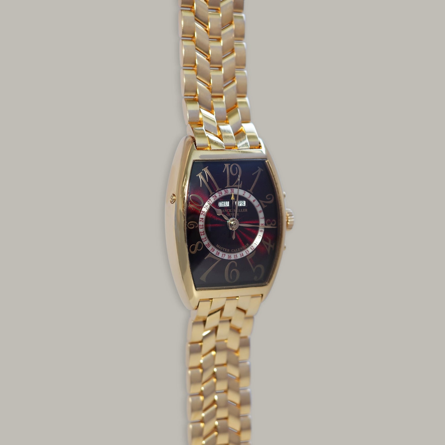 18K Franck Muller Cintree Curvex Master Calendar Watch