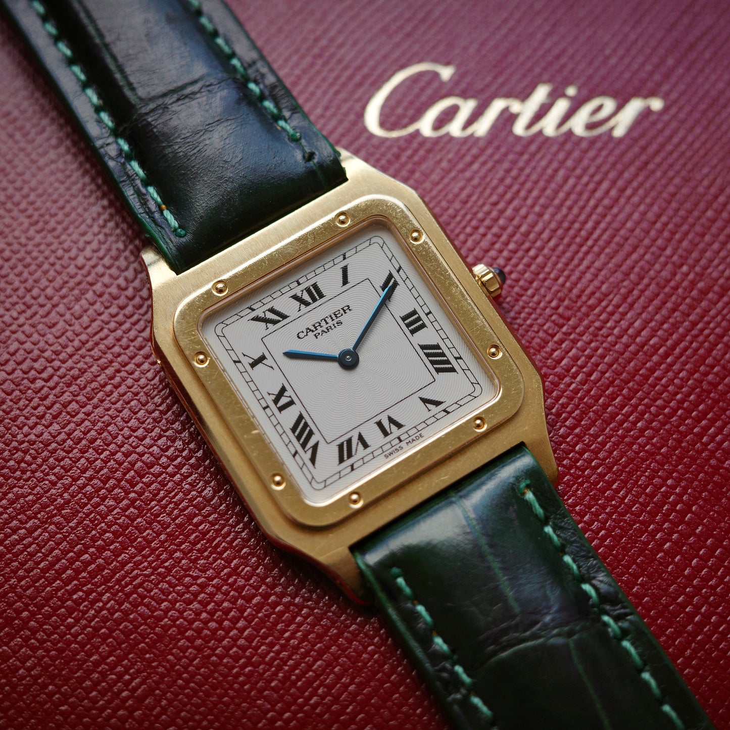 18K Cartier Santos Dumont Watch