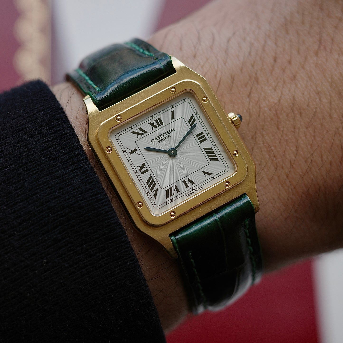 18K Cartier Santos Dumont Watch