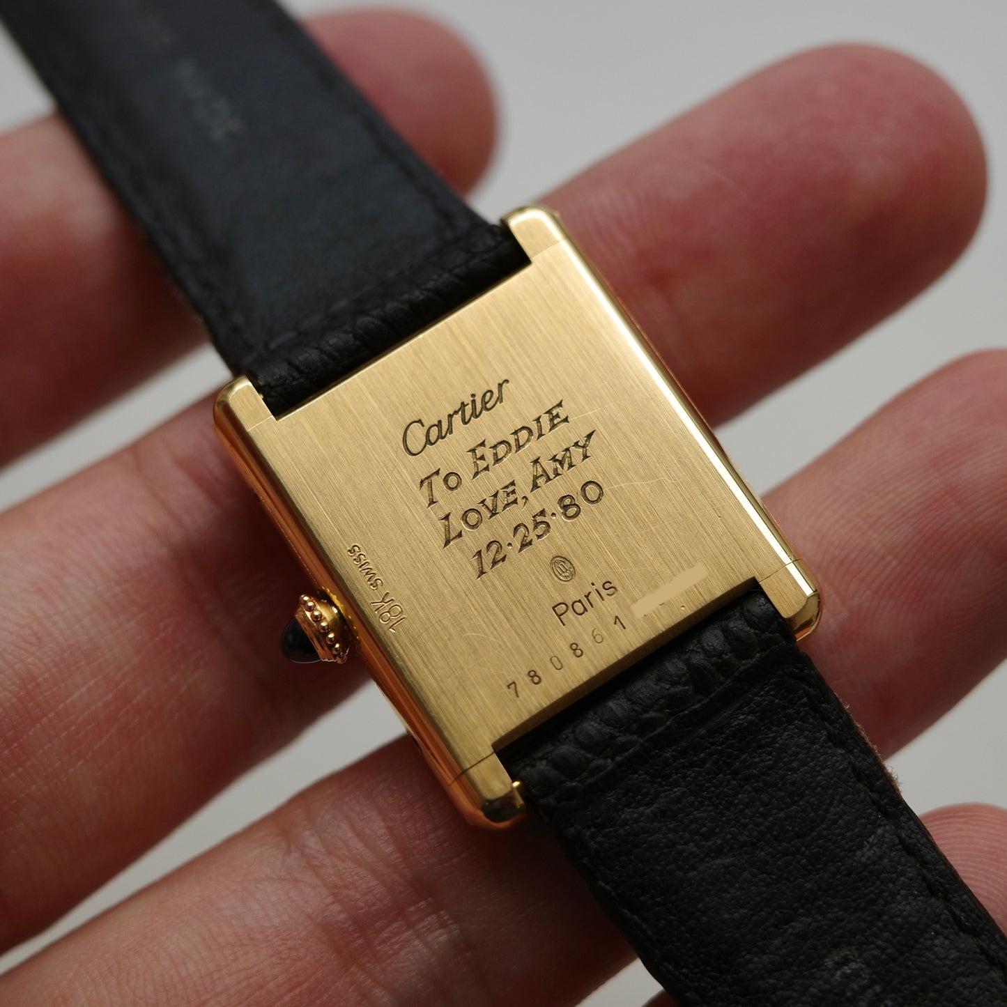 18K Cartier Tank Louis LM Watch