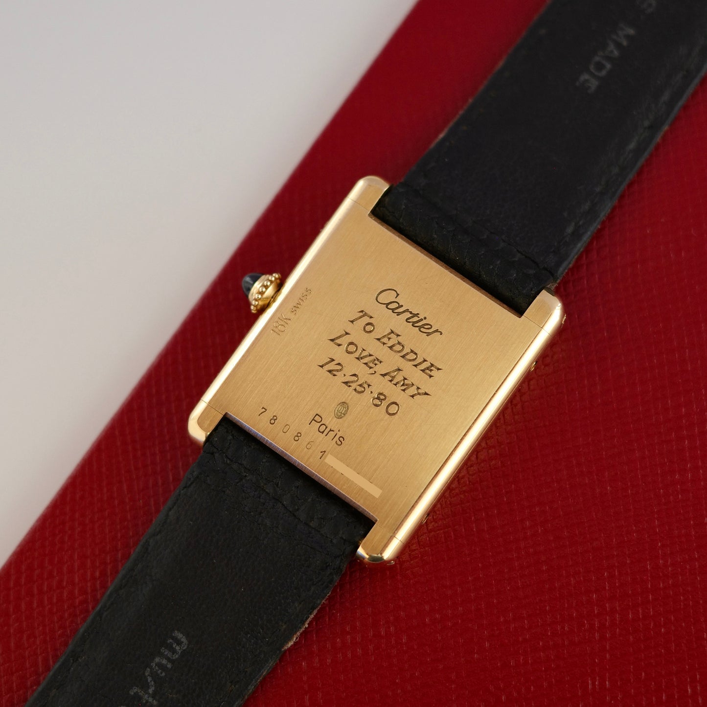 18K Cartier Tank Louis LM Watch