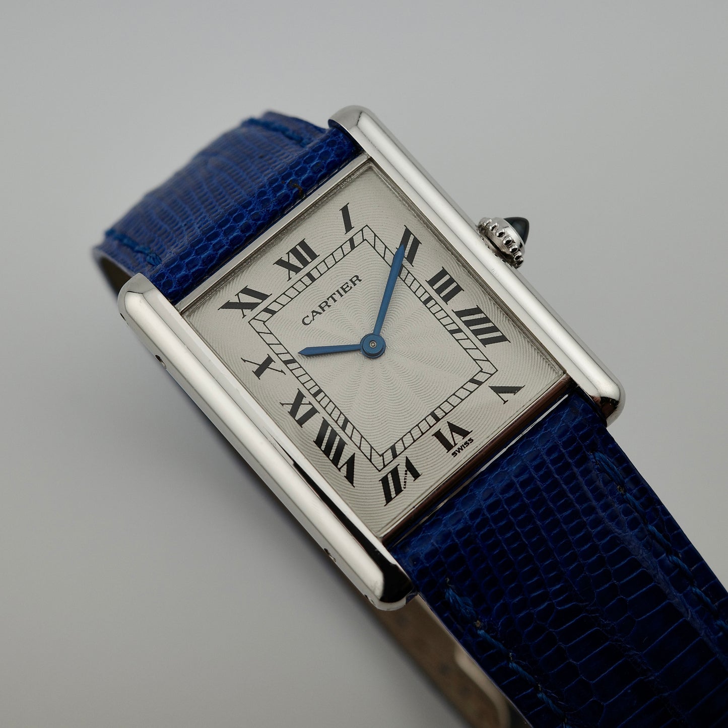 Platinum Cartier Tank Louis "Pre-CPCP" Watch