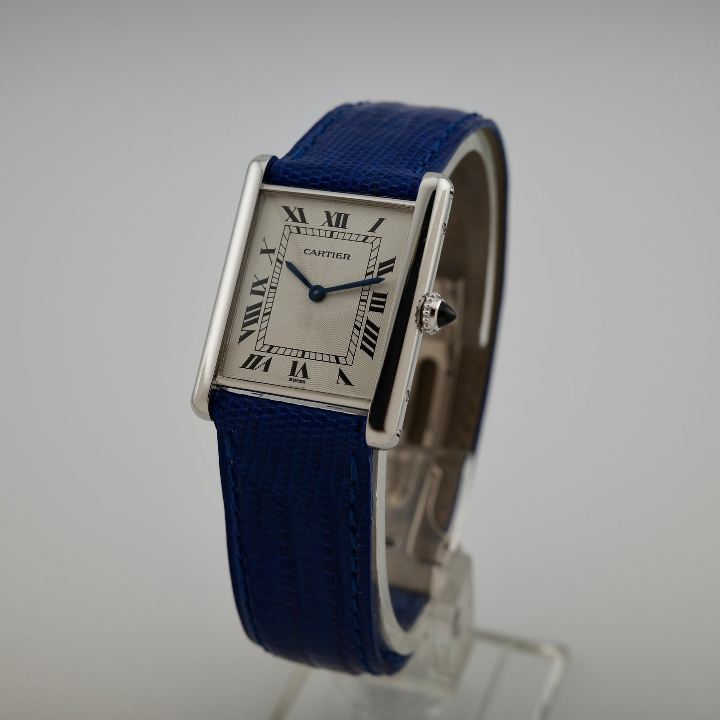 Platinum Cartier Tank Louis "Pre-CPCP" Watch