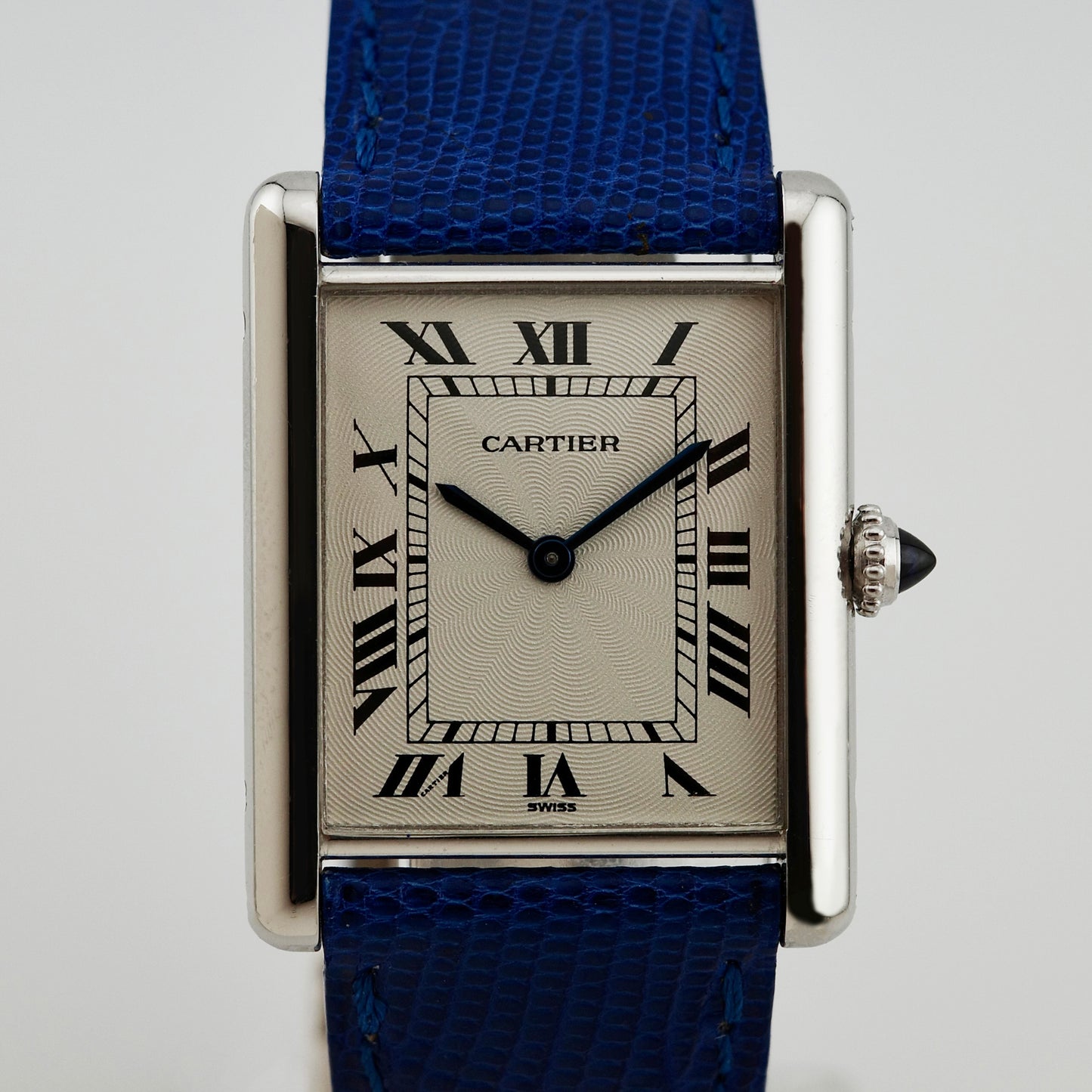 Platinum Cartier Tank Louis "Pre-CPCP" Watch