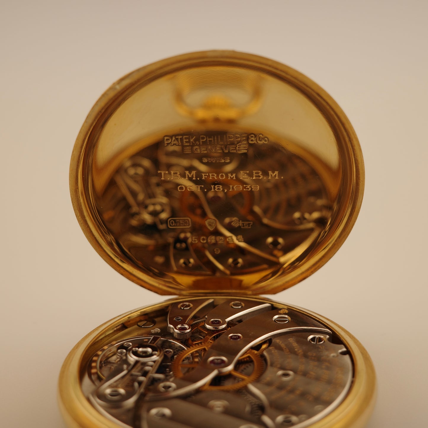 18K 1930s Patek Philippe Pocket Watch