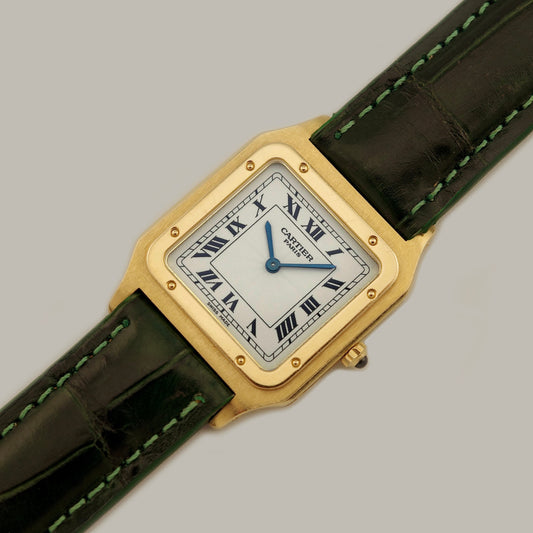 18K Cartier Santos Dumont Watch
