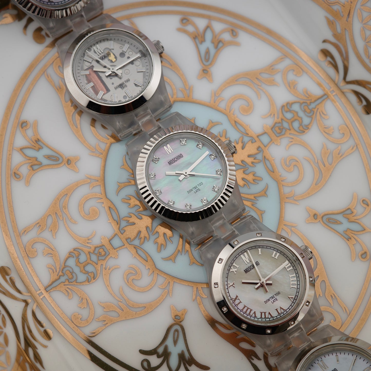 Moschino "Don't B 2 Late!" Watch