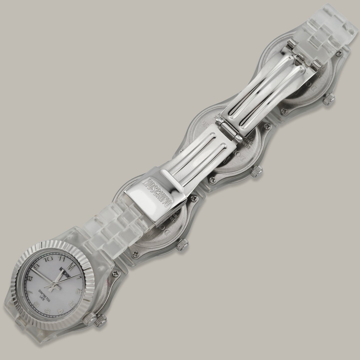 Moschino "Don't B 2 Late!" Watch