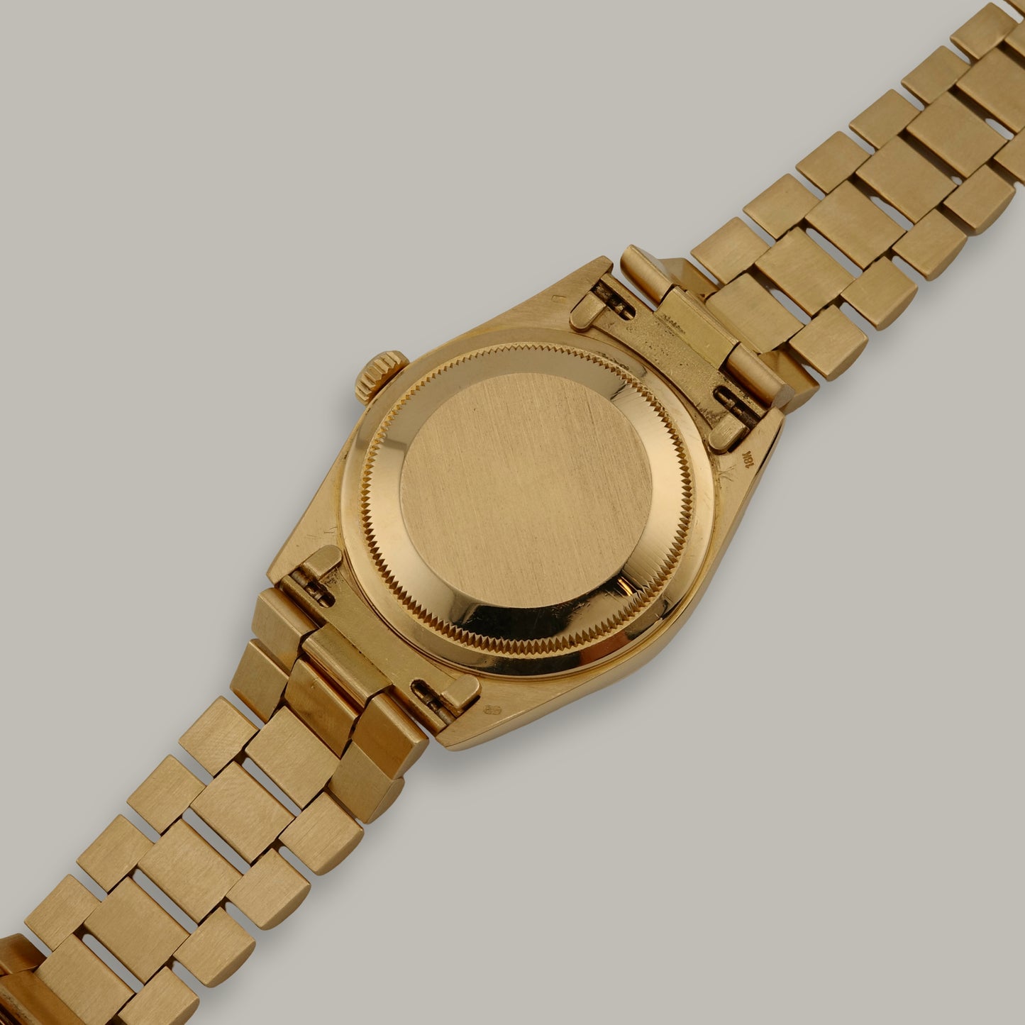 18K Rolex Day-Date "Lemon Diamond Dial" Watch