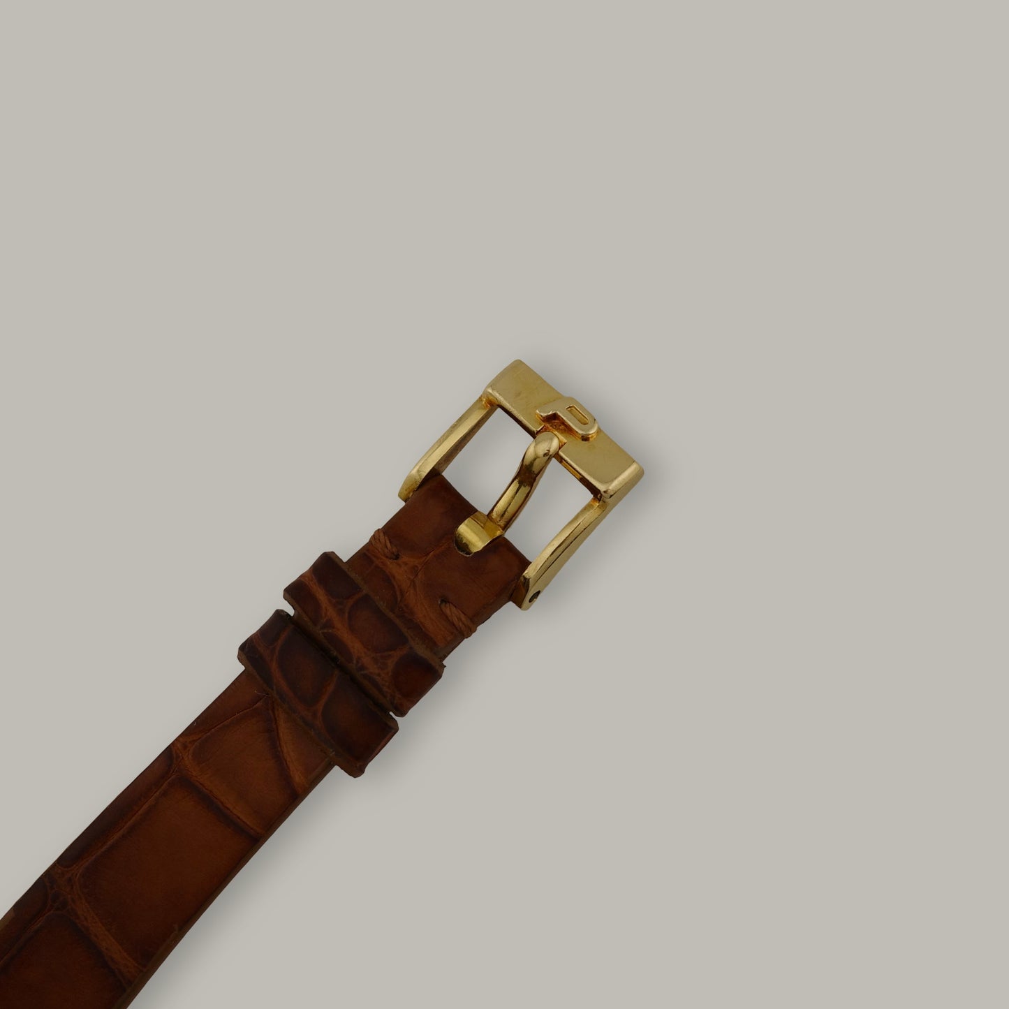 18K Piaget Oval Tiger's Eye Watch