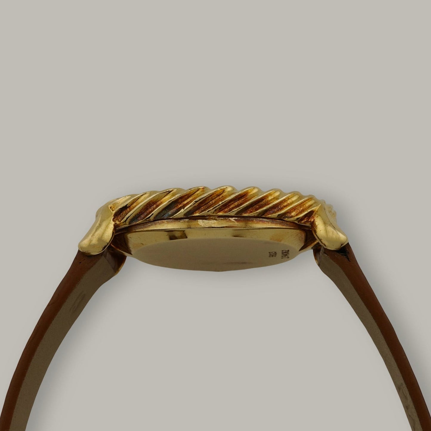 18K Piaget Oval Tiger's Eye Watch