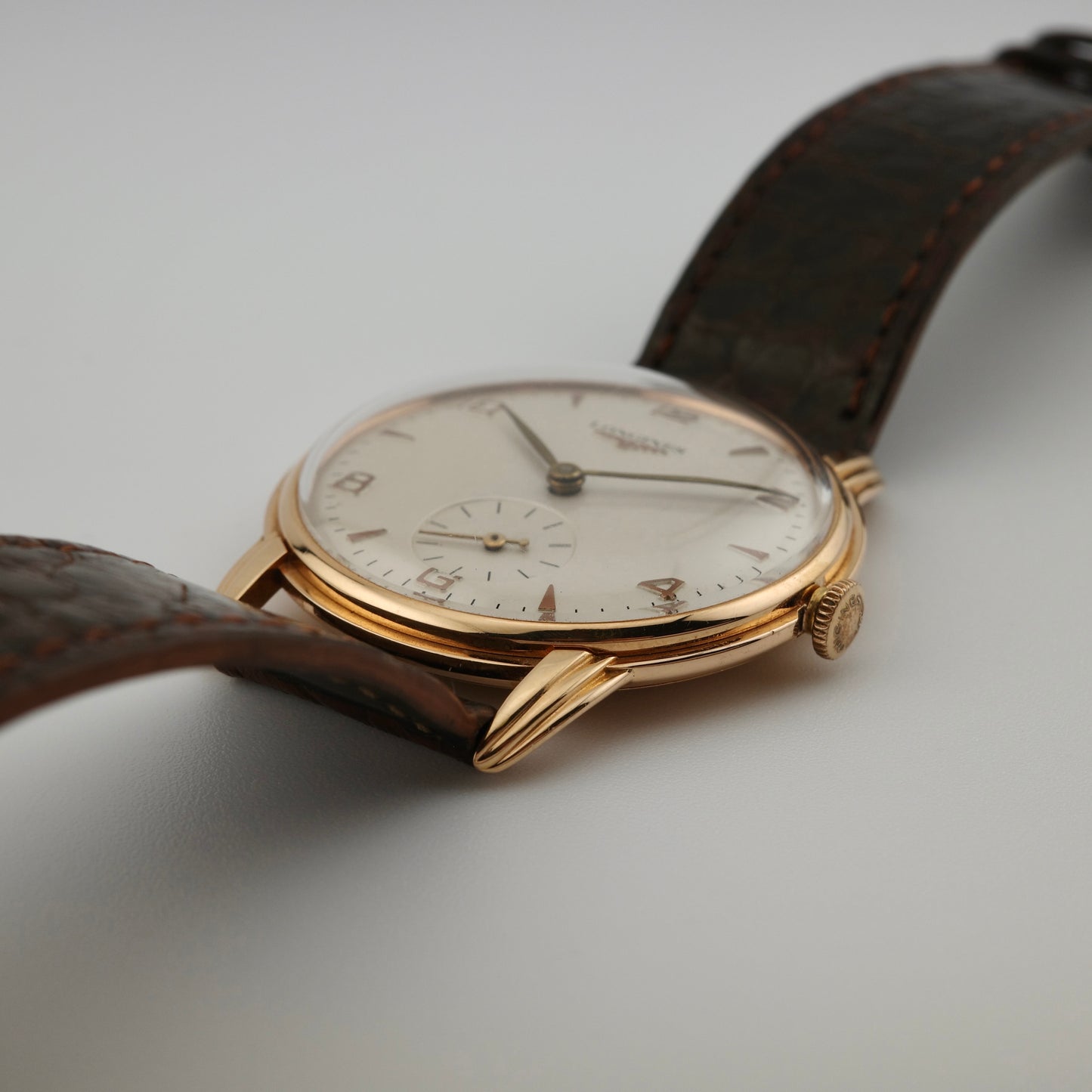18K Longines Triple-Step Watch