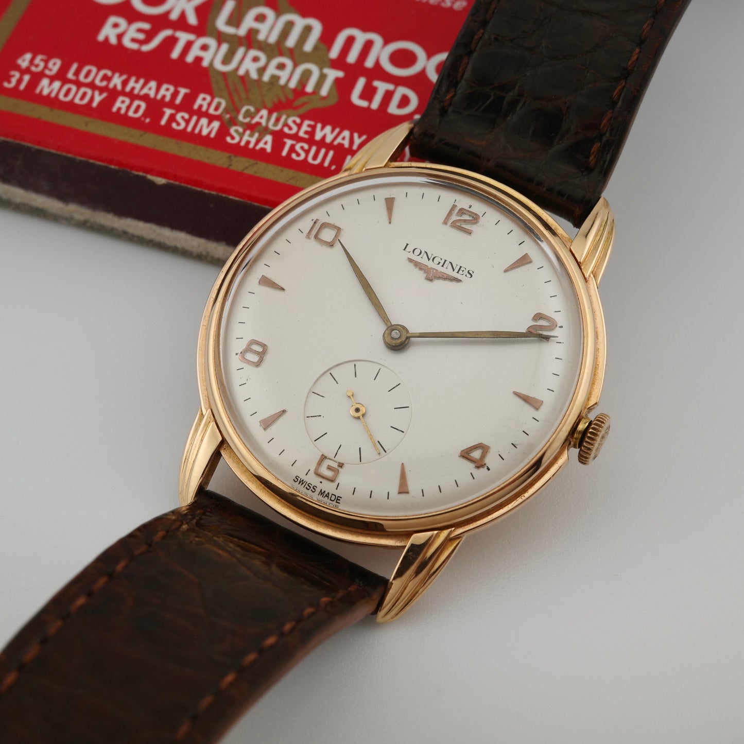 18K Longines Triple-Step Watch