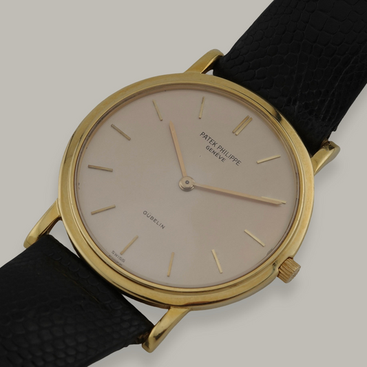 18K Patek Philippe Calatrava Gübelin Signed Watch