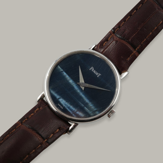 18K Piaget Falcon's Eye/Hawk Eye 9015 Watch
