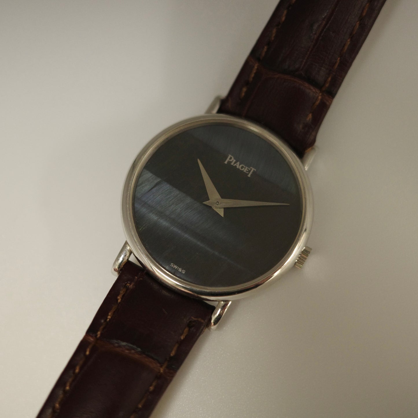 18K Piaget Falcon's Eye/Hawk Eye 9015 Watch
