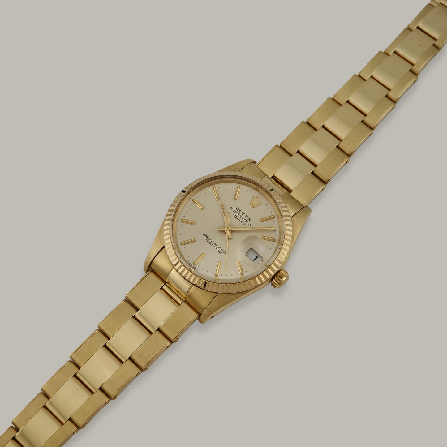 14K Rolex Oyster Perpetual Date Watch