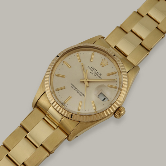 14K Rolex Oyster Perpetual Date Watch