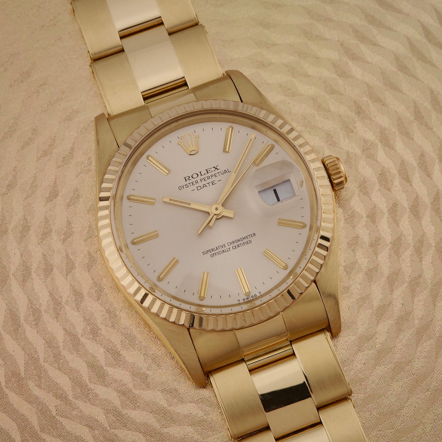 14K Rolex Oyster Perpetual Date Watch