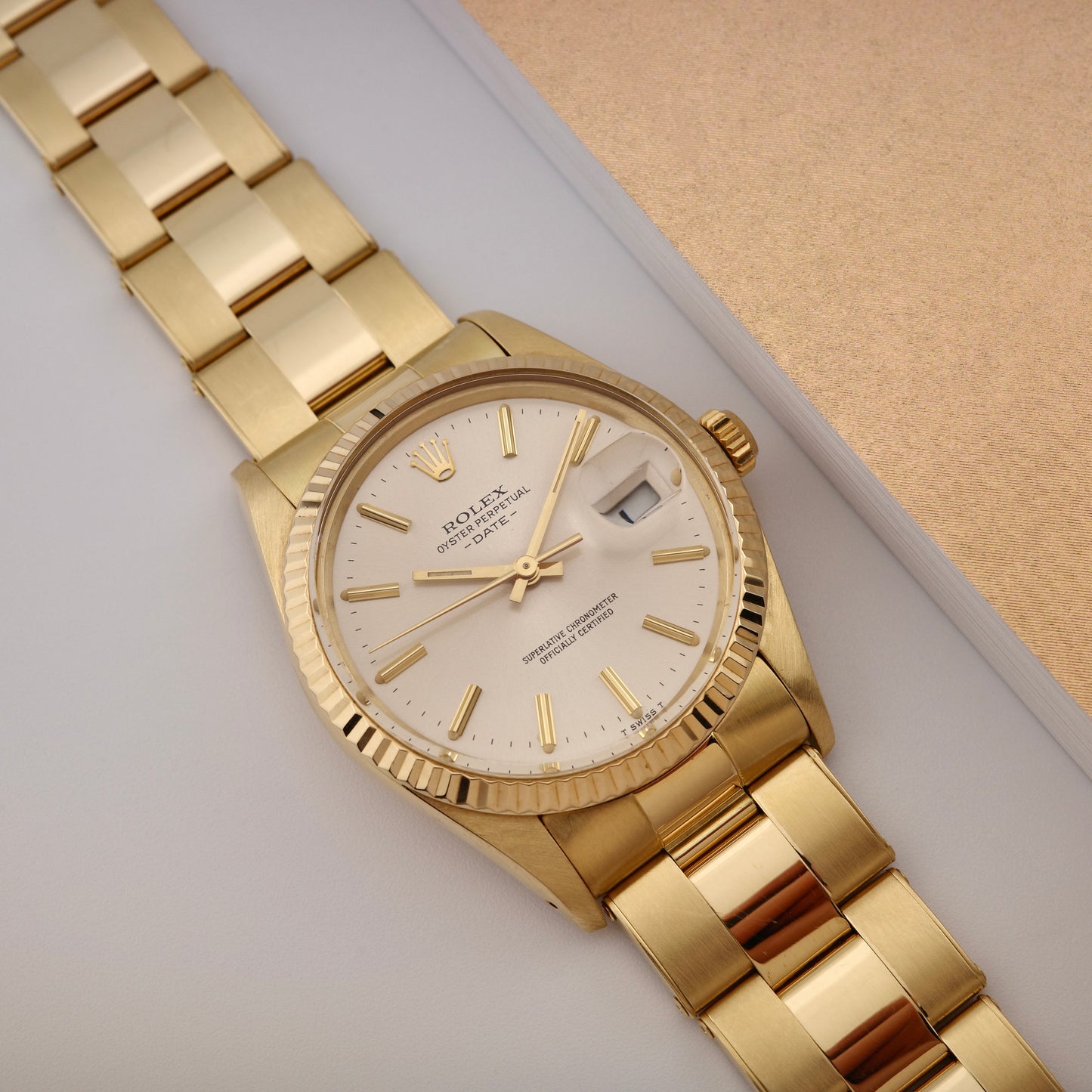 14K Rolex Oyster Perpetual Date Watch
