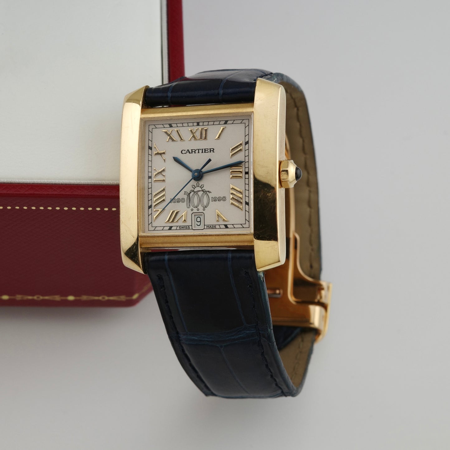 18K Cartier Tank Française Philippine Centennial Edition Limited 100 Pieces Watch