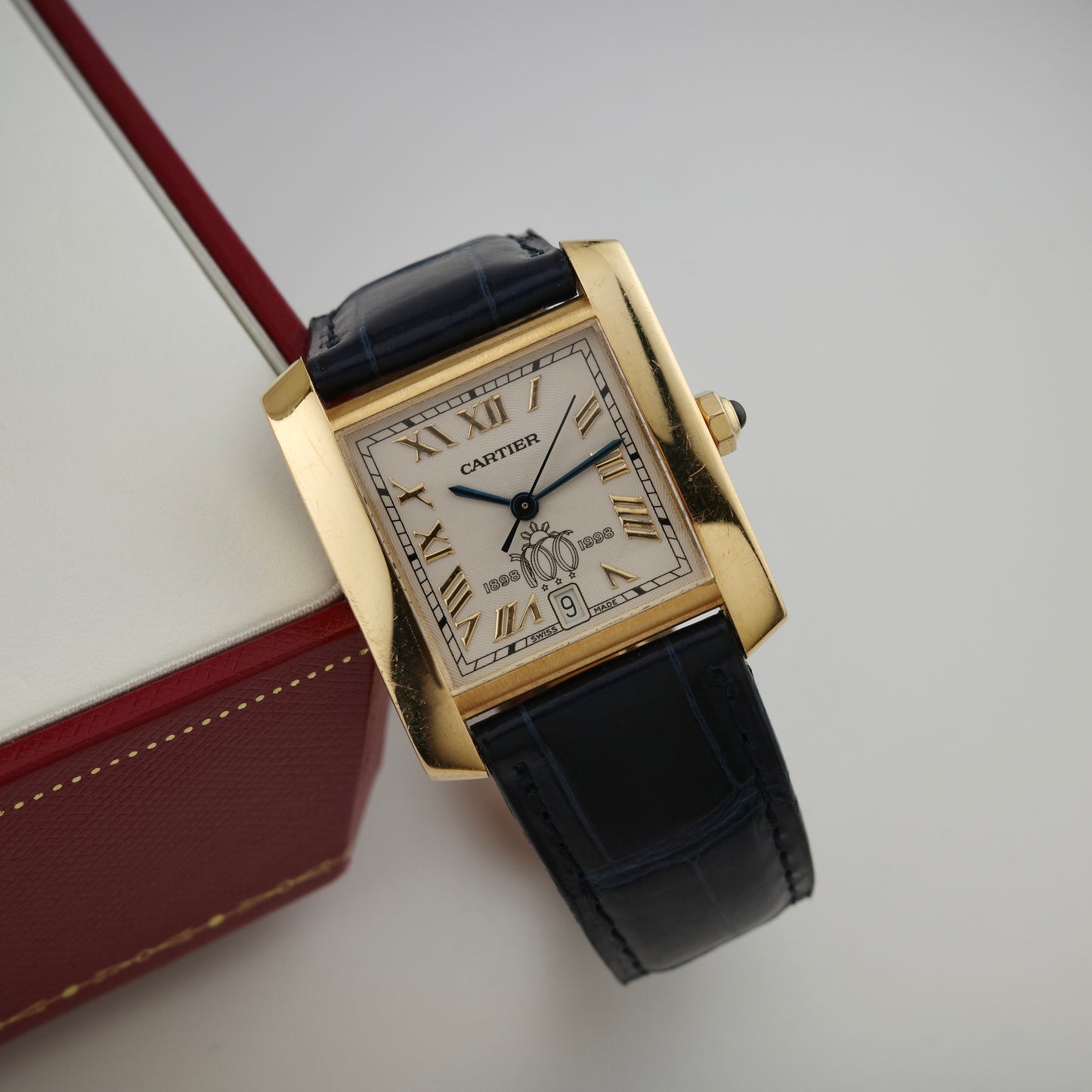 18K Cartier Tank Française Philippine Centennial Edition Limited 100 Pieces Watch