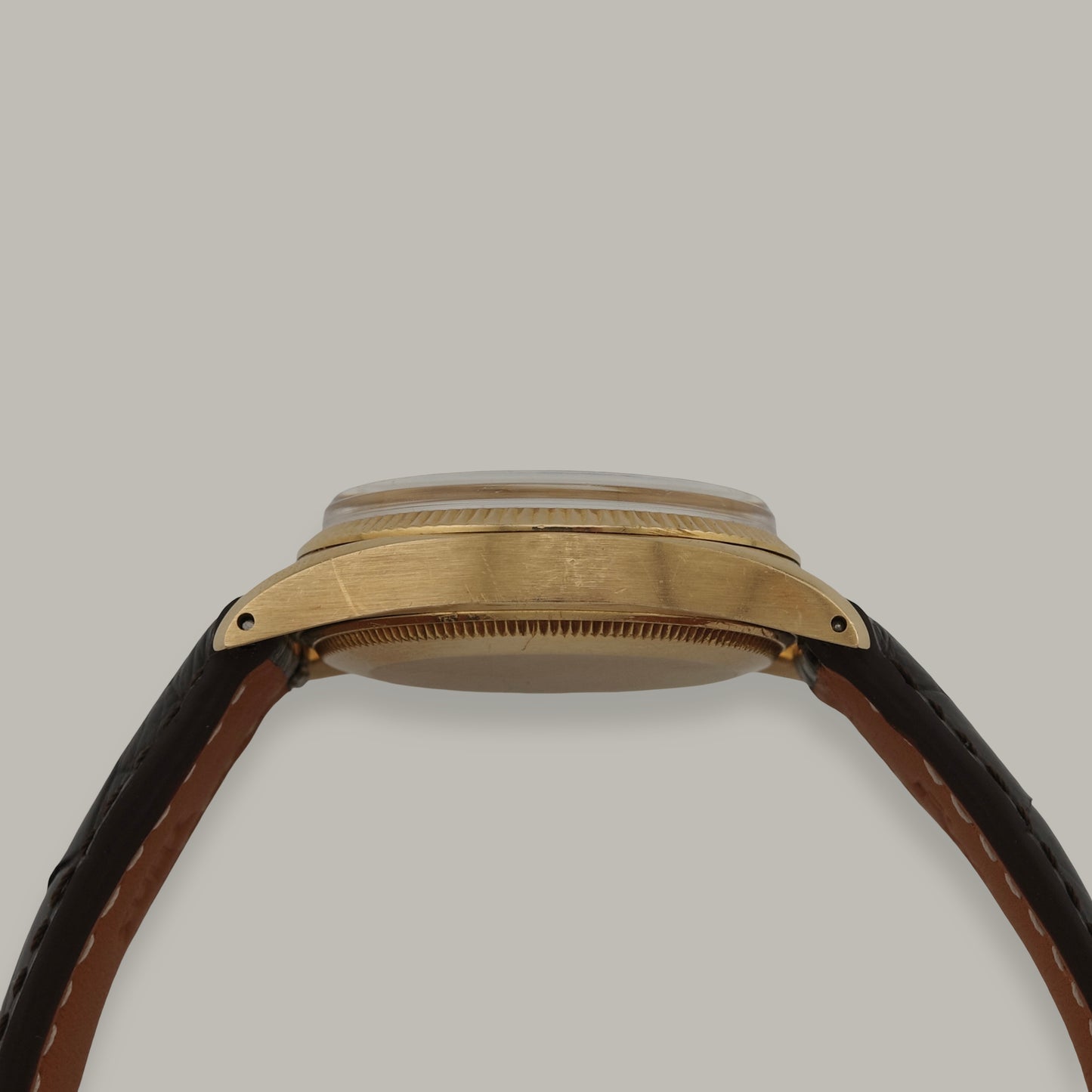 14K Rolex Oyster Perpetual "Bombay" Watch