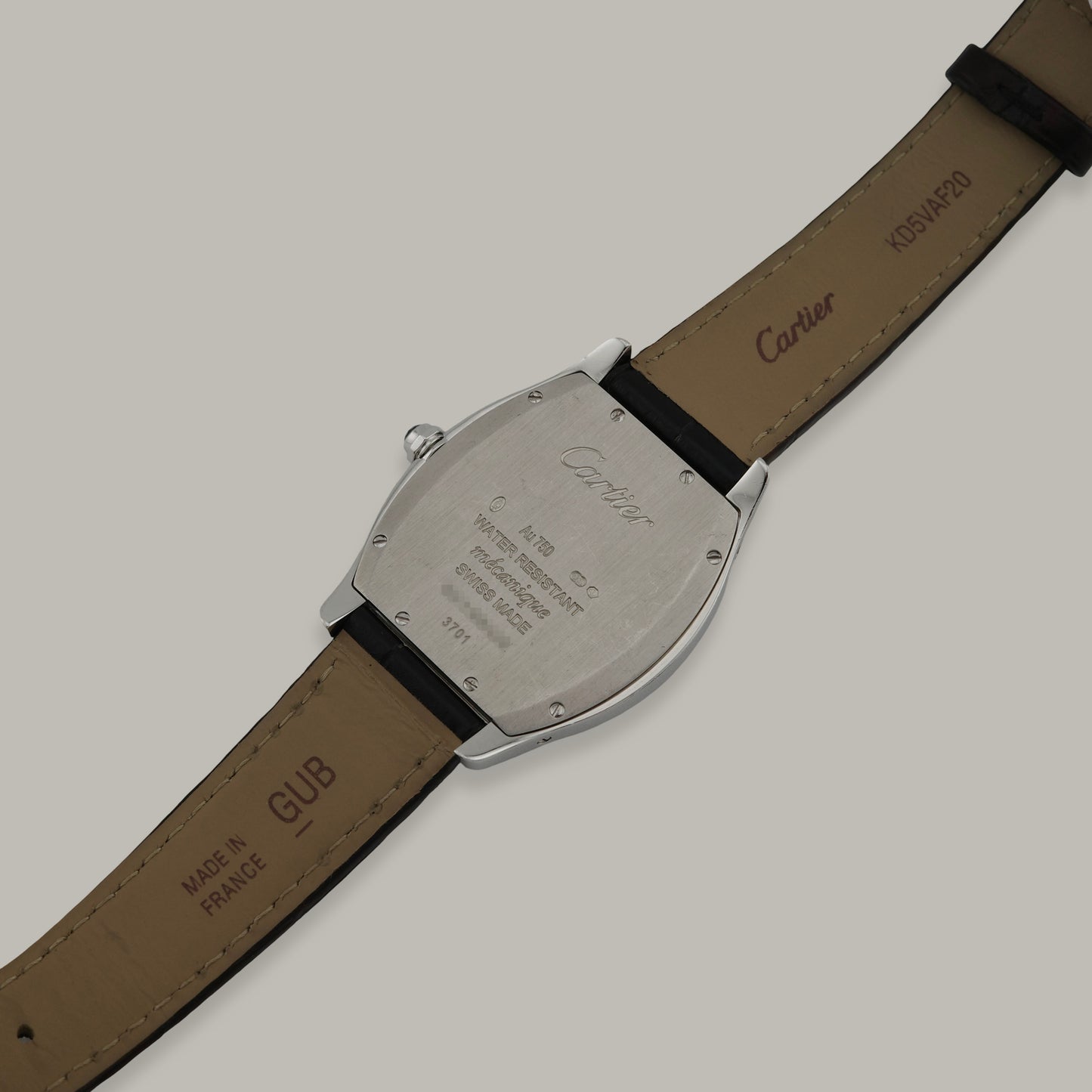 18K Cartier Tortue Medium Watch