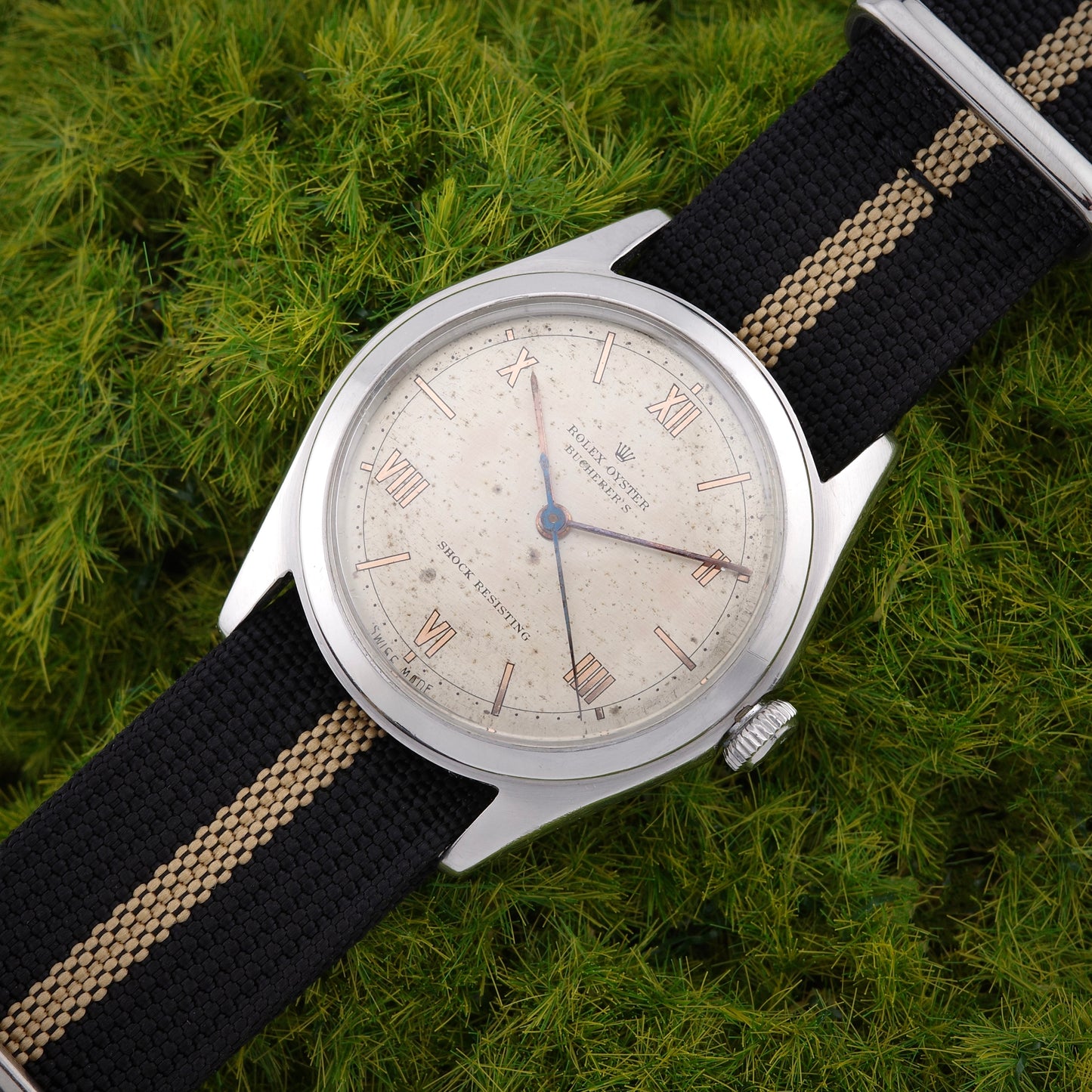 Rolex "Bucherer's" Double-Stamped Oyster Precision 4377 Watch