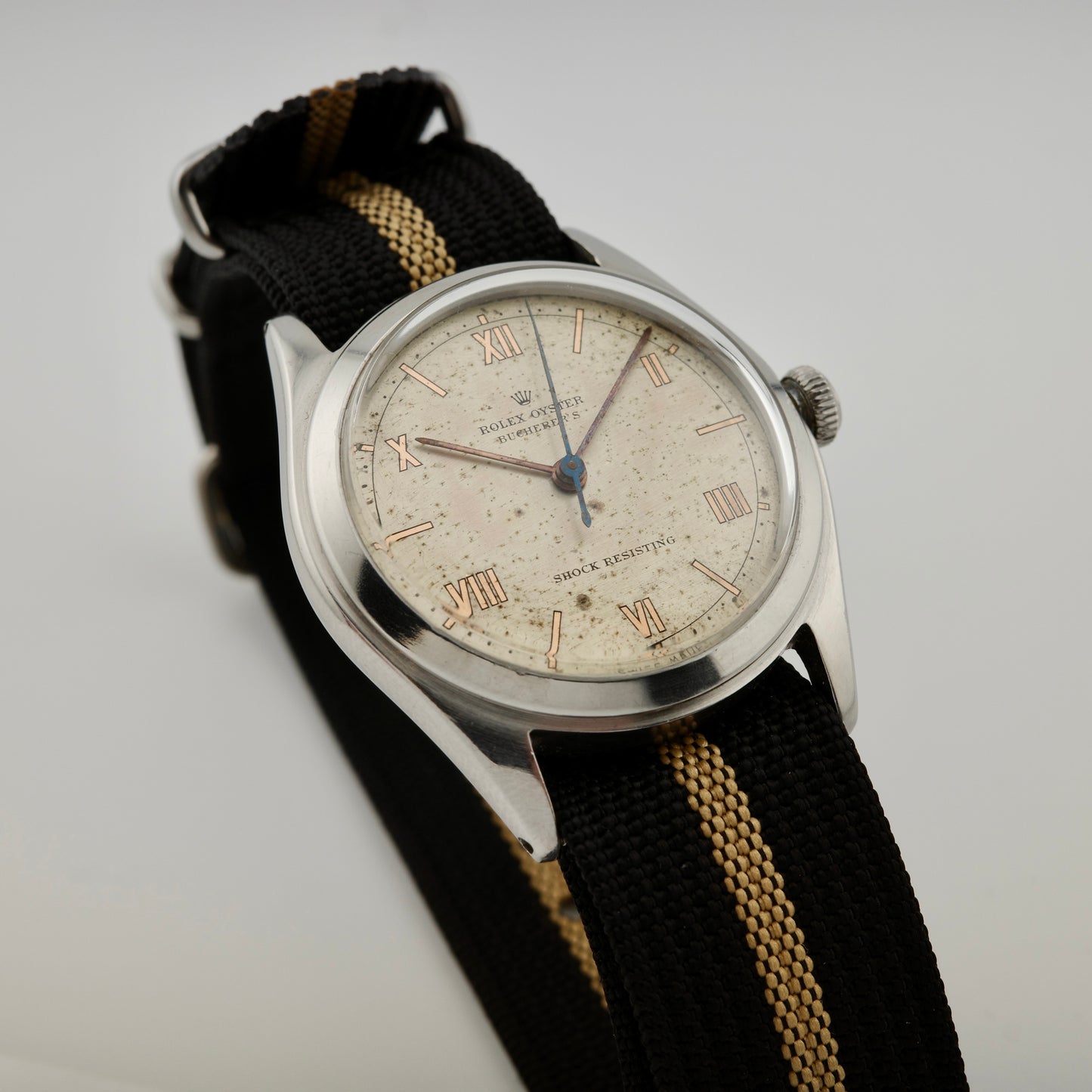 Rolex "Bucherer's" Double-Stamped Oyster Precision 4377 Watch