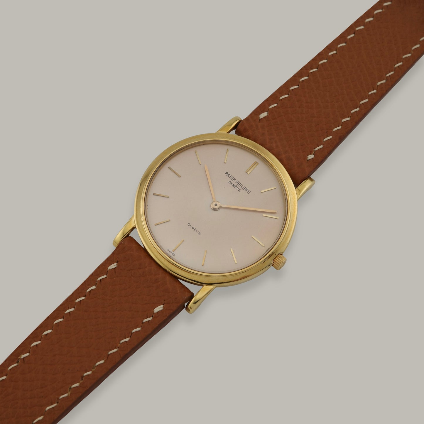 18K Patek Philippe Calatrava Gübelin Signed Watch