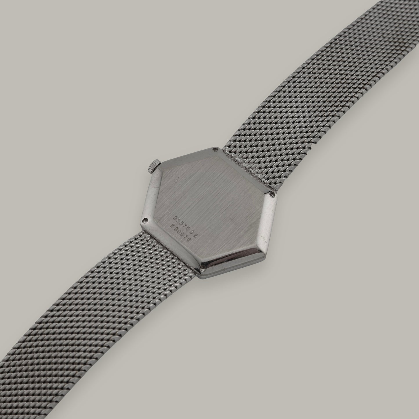 18K Piaget Hexagonal Onyx/Diamond Watch